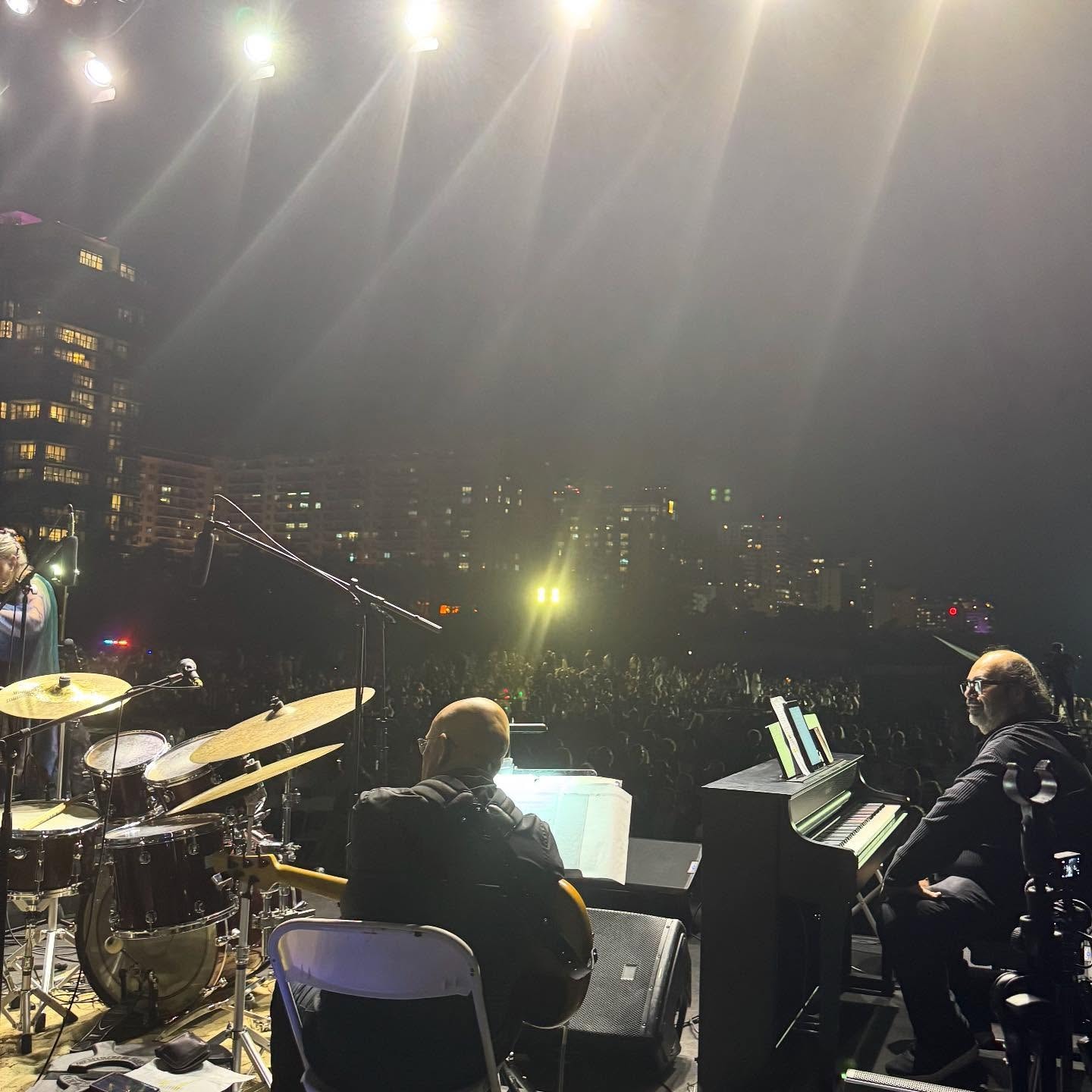 José Negroni at the piano
